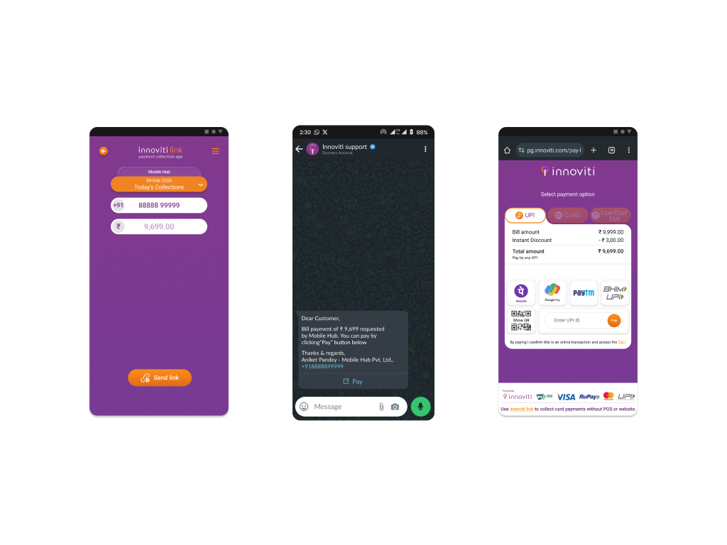 Payment collection app